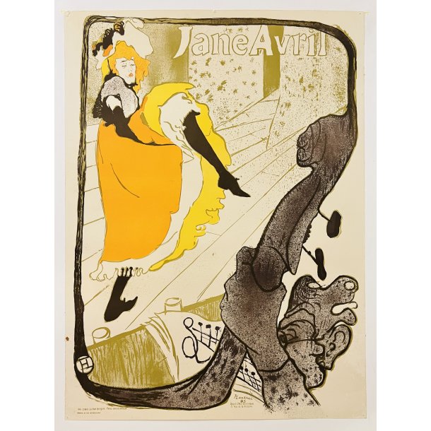 Toulouse-Lautrec Plakat - Jane Avril 