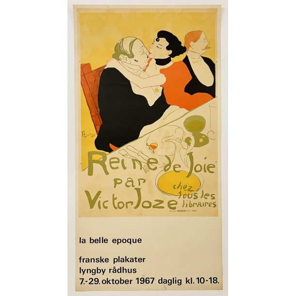 Original Plakat - Toulouse-Lautrec, Franske Plakater, Lyngby Rdhus 1967