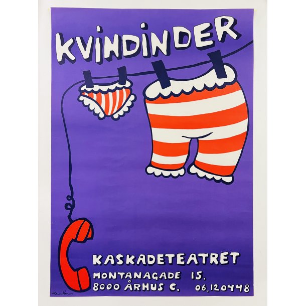 Original Plakat - Kvindinder, Kaskadeteatret