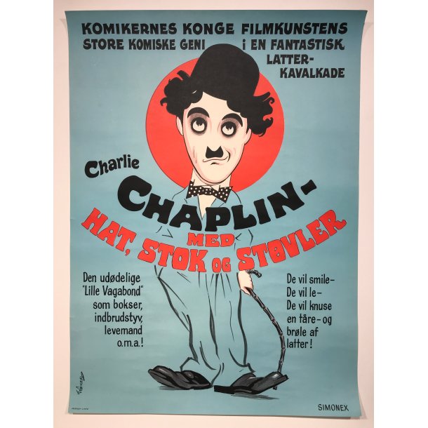Chaplin - Med hat, stok og stvler