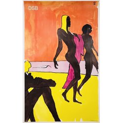 Originale Plakater - 6 DSB rs Plakater, Eiler Krag 1985