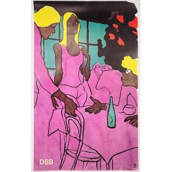 Originale Plakater - 6 DSB rs Plakater, Eiler Krag 1985