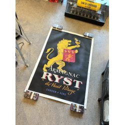 Original Vintage Plakat - Armagnac Ryst �de Haut Parage� - Original fransk reklameplakat 1945 