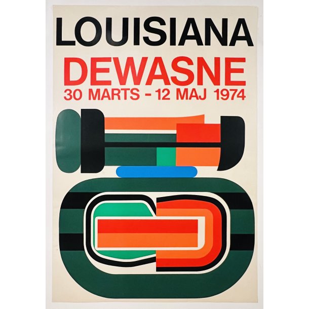 Original Plakat - Louisiana, Jean Dewasne 1974