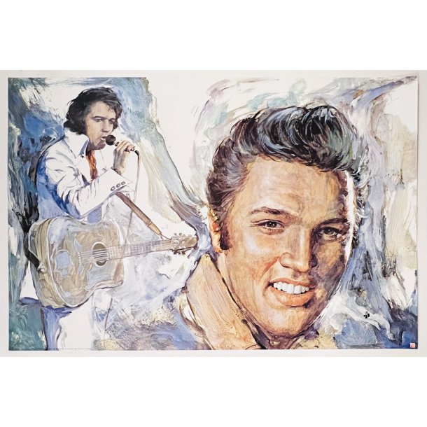 Original Plakat - Elvis Presley Kunstplakat 1977