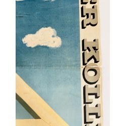 Original Plakat - Frihedsfonden Bygger Kollegier, 4 Maj Dagen 1947