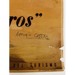 Original Plakat - The "Fiesta De Toros" In Spain