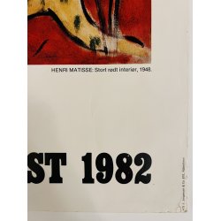 Original Udstillings Plakat - Paris Efter Krigen, Louisiana 1982
