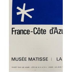 Original Plakat - Nice France Cote DAzur Danseuse Creole 1965, Henri Matisse