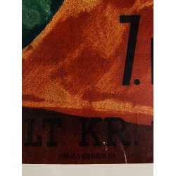 Original Plakat - Brnehjlpsdagen 1952