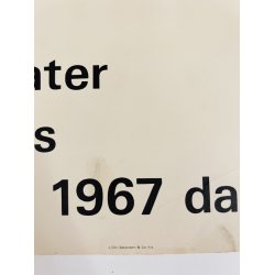 Original Plakat - Toulouse-Lautrec, Franske Plakater, Lyngby Rdhus 1967