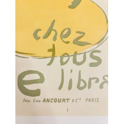 Original Plakat - Toulouse-Lautrec, Franske Plakater, Lyngby Rdhus 1967