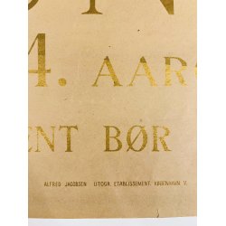 Original Plakat - I Disse Dage Begynder Kunst Sin 4. Aargang