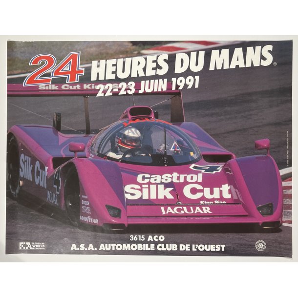 Original Le Mans 1991 Plakat