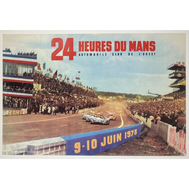 Original Plakat - Le Mans 1973