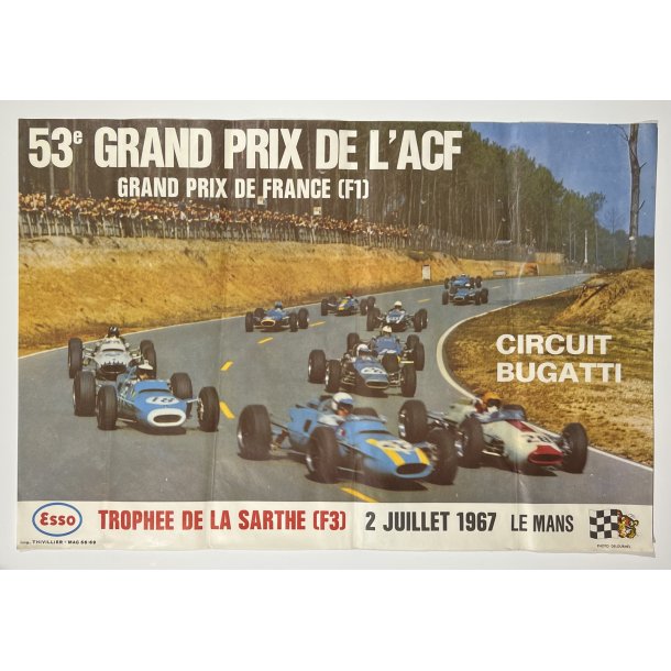 Original Plakat - Le Mans 1967 