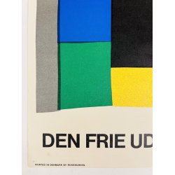 Original Plakat - Koloristerne, Den Frie Udstillings Bygning Kbenhavn 1975