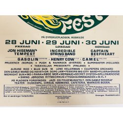 Original Plakat - Roskilde Festival 1974