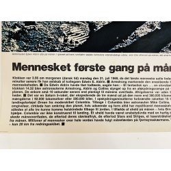 Original Plakat - Mennesket Frste Gang P Mnen