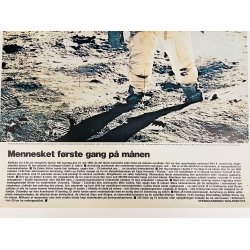 Original Plakat - Mennesket Frste Gang P Mnen