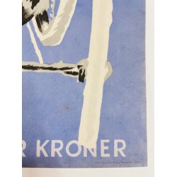 Original Plakat - Brnehjlpsdag 8. Maj 1957