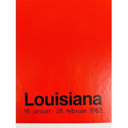 Original Plakat - Poul Kjrholm, Louisiana 1982