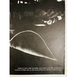 Original Plakat - Roger Daltrey &amp; Pete Townsend, The Who