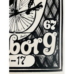 Original Plakat - Surrealisterne, Charlottenborg 1967