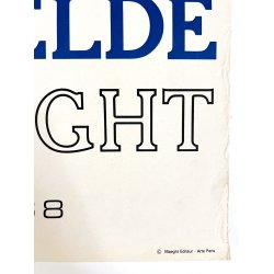 Original vintage plakat - Bram van Velde  Galerie Maeght - Paris (ca 1970)