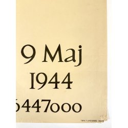 Original Vintage Plakat - B�rnehj�lpsdagen - Jane Muus 1944 