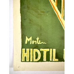 Original Vintage Plakat - B�rnehj�lpsdagen - Morten Jensenius 1949 