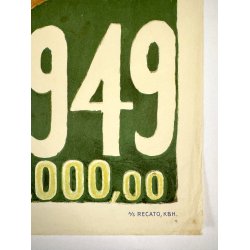 Original Vintage Plakat - B�rnehj�lpsdagen - Morten Jensenius 1949 