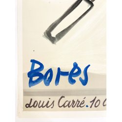 Original vintage plakat - Bor�s - Galerie Louis Carr�, Paris - Mai 1954