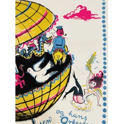 Original Plakat - A.B.C. Teatret - S Gr Karrusellen 1951