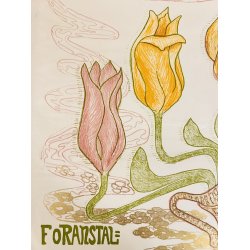 Original Plakat - Tulipan Udstilling - Ca r 1900