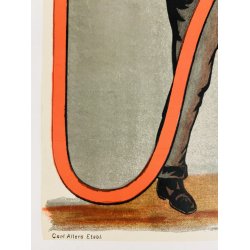 Original Plakat - Brandfolkenes Fest Paa Wodrofflund 1900