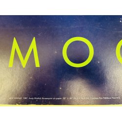 Original Plakat - Andy Warhol, Moonwalk 1989