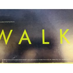 Original Plakat - Andy Warhol, Moonwalk 1989