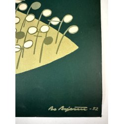 Original Vintage Plakat - Spil Selv - Musik Skal Der Til - Bo Bojesen 1952