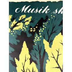 Original Vintage Plakat - Spil Selv - Musik Skal Der Til - Paul H�yrup 1948