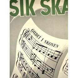 Original Vintage Plakat - Spil Selv - Musik Skal Der Til - Frank J�rgensen 1944