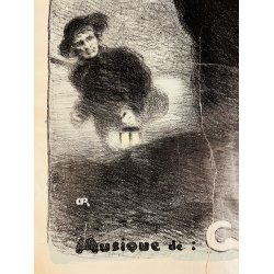 Original Fransk Teater Plakat - La Glu