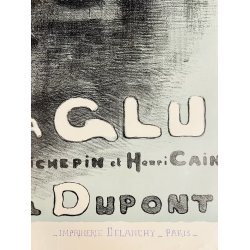 Original Fransk Teater Plakat - La Glu