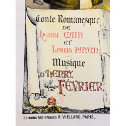 Original Fransk Teater Plakat - Carmosine