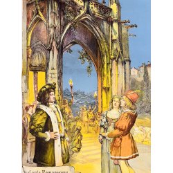 Original Fransk Teater Plakat - Carmosine