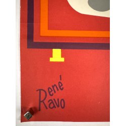 Original Vintage Plakat - Radiola - Ren� Ravo ca. 1965