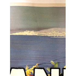Original Vintage Plakat - Cannes - SEM (Georges Goursat) Ca. 1930