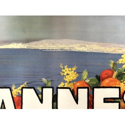 Original Vintage Plakat - Cannes - SEM (Georges Goursat) Ca. 1930