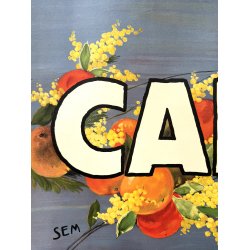 Original Vintage Plakat - Cannes - SEM (Georges Goursat) Ca. 1930