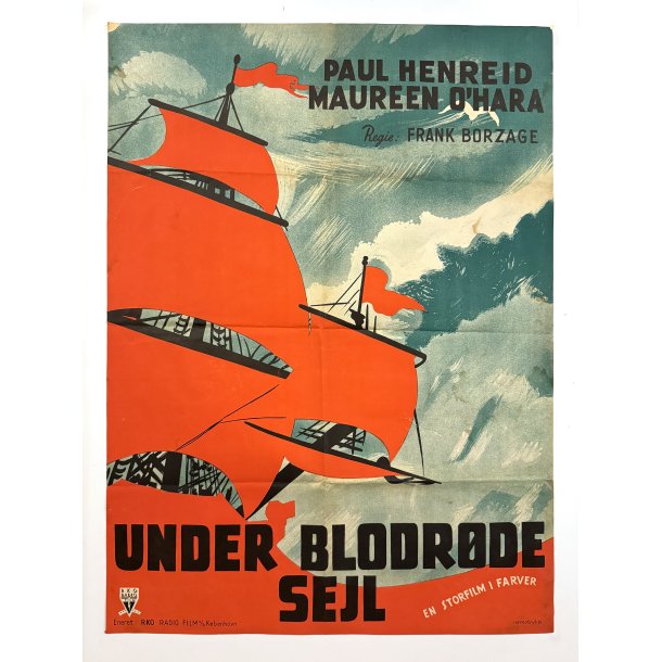 Under Blodr�de Sejl